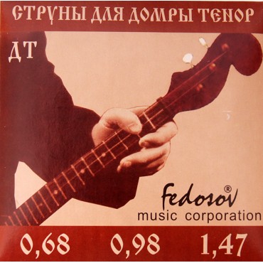Fedosov DT Комплект струн для домры тенор, латунь