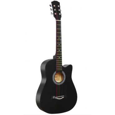 Акустическая гитара Fante FT-D38-BK с вырезом, черная