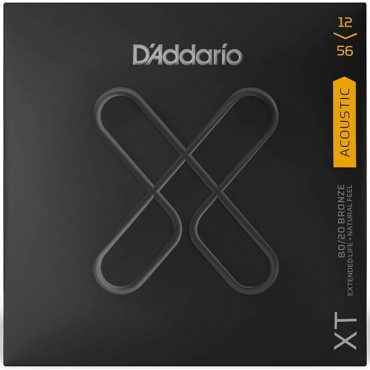 D'Addario XTABR1256 XT Комплект струн для акустической гитары, 12-56