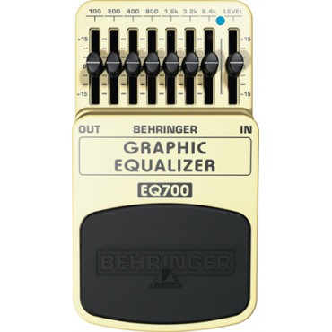 Behringer EQ700 - 7-полосный графический эквалайзер для бас-гитары или клавишных

