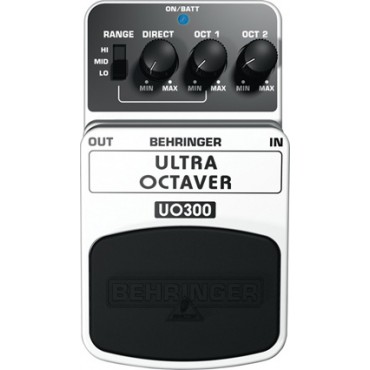 Behringer UO300- педаль эффектов (октавер) для гитар и бас-гитар, 3-х режимный

