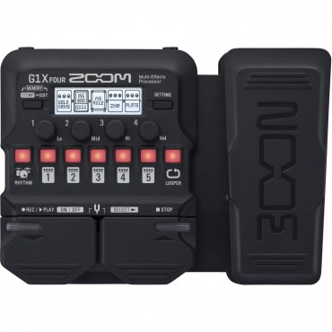 Zoom G1X  FOUR гитарный процессор мультиэффектов, с педалью экспрессии