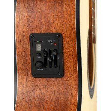Parkwood  PC110-WBAG-OP Электроакустическая классическая гитара, с вырезом, с футляром,