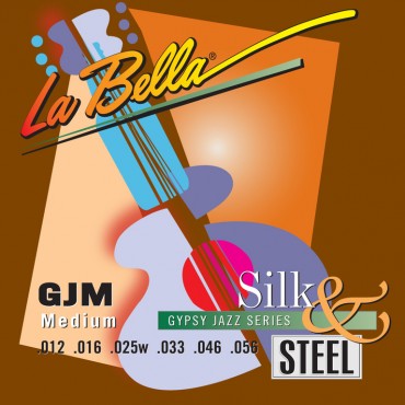 La Bella GJM-LE Gypsy Jazz Medium Комплект струн для  акустической гитары 