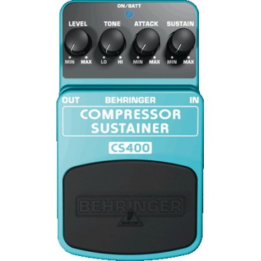 Behringer CS400 - педаль эффектов динамической обработки для гитар, бас-гитар и клавиш






