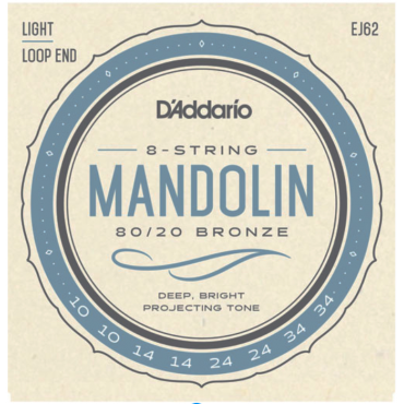 Струны для мандолины D'Addario EJ62
