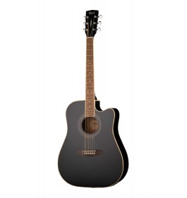 Cort AD880CE-BK Standard Series Электро-акустическая гитара, с вырезом, черная					
