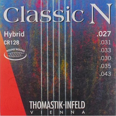 Thomastik CR128 Classic N Комплект струн для акустической гитары, нейлон/посеребренная медь 027-043,