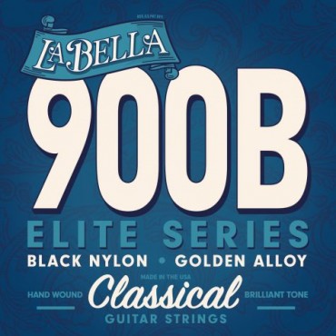 La Bella 900B Golden Superior Комплект струн для классической гитары.труны - черный нейлон, басовые