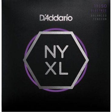 D'Addario NYXL1150BT- струны для электрогитары, сбаланс. натяж., никелированные, 11-50