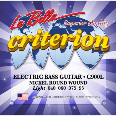 La Bella C900L Criterion Комплект струн для 4-струнной бас-гитары 40-95
