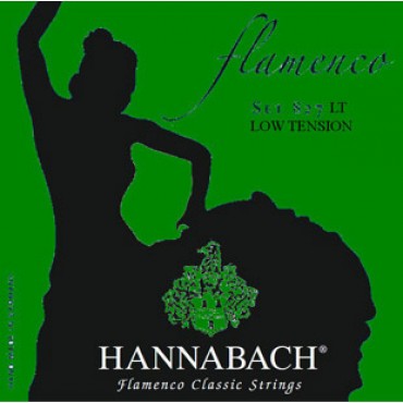 Hannabach 827LT Green FLAMENCO Струны для классической гитары слабого натяжения. 