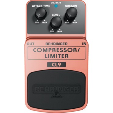 Behringer CL9 - педаль эффектов динамической обработки (компрессор/лимитер)

