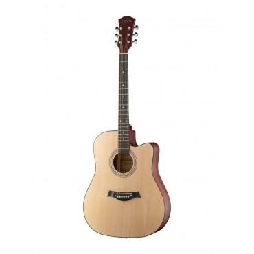 Fante FT-221-N Акустическая гитара, с вырезом, цвет натуральный