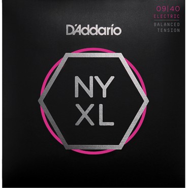 D'Addario NYXL0940BT NYXL Комплект струн для электрогитары, 09-40