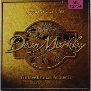 DeanMarkley 2004  Vintage Bronze ML Струны для акустической гитары 012-054